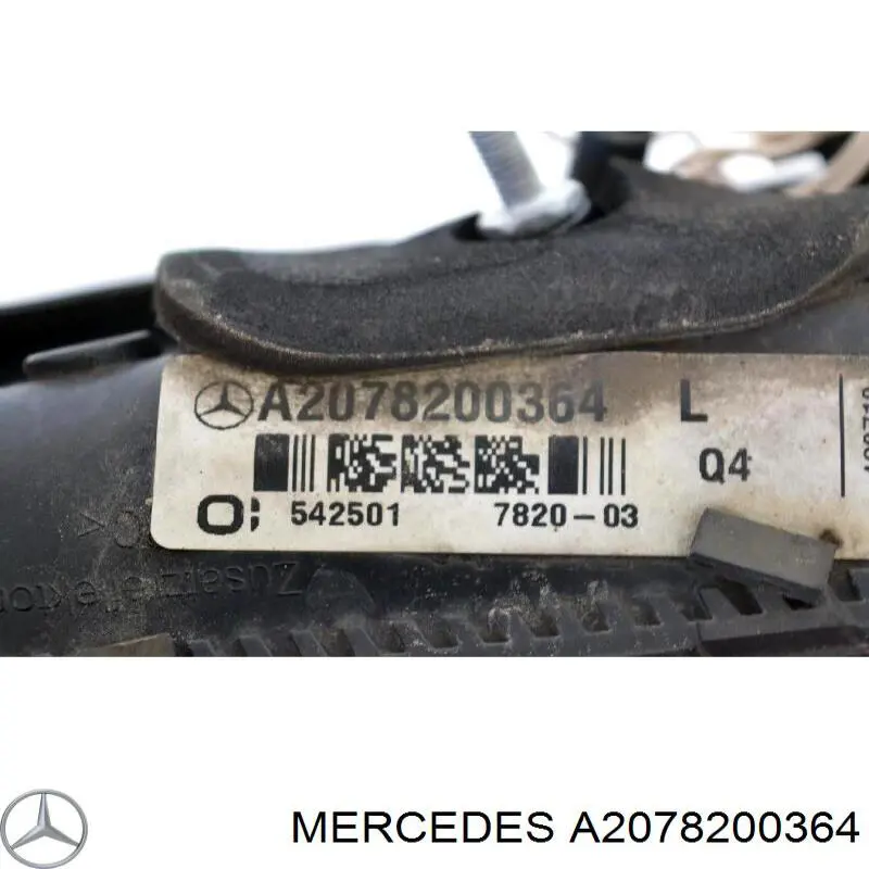 Piloto trasero interior izquierdo A2078200364 Mercedes