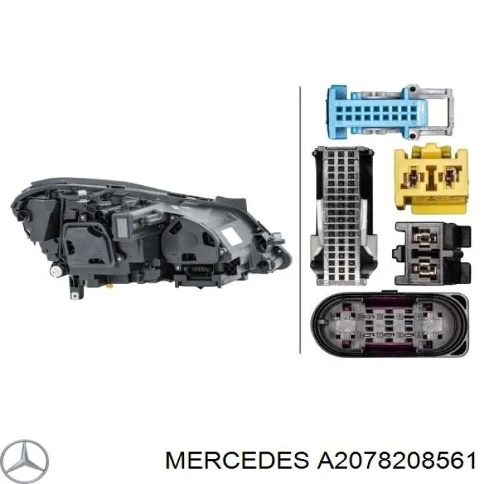 207820856164 Mercedes faro izquierdo