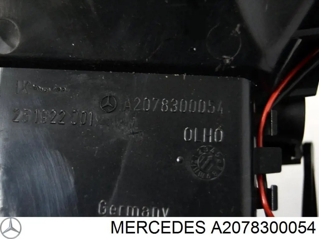  A2078300054 Mercedes