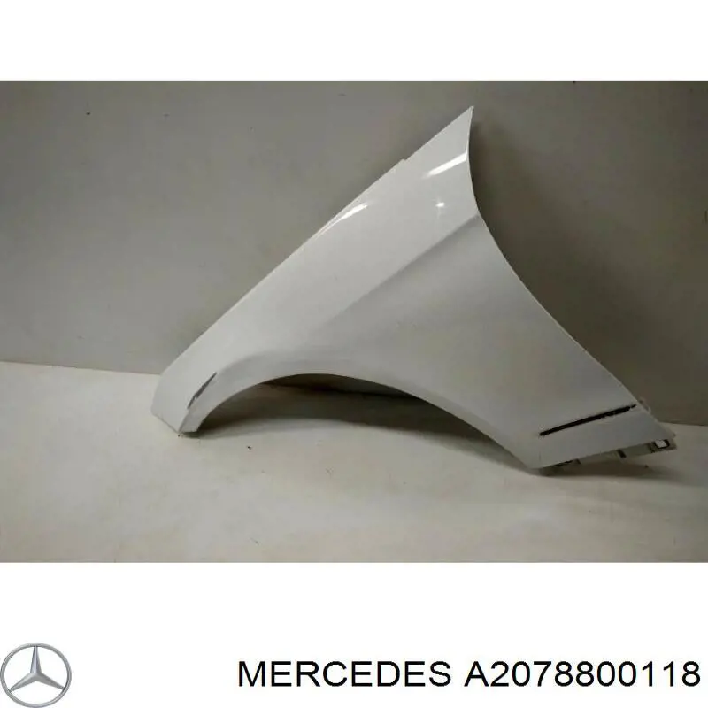 A2078800118 Mercedes guardabarros delantero izquierdo