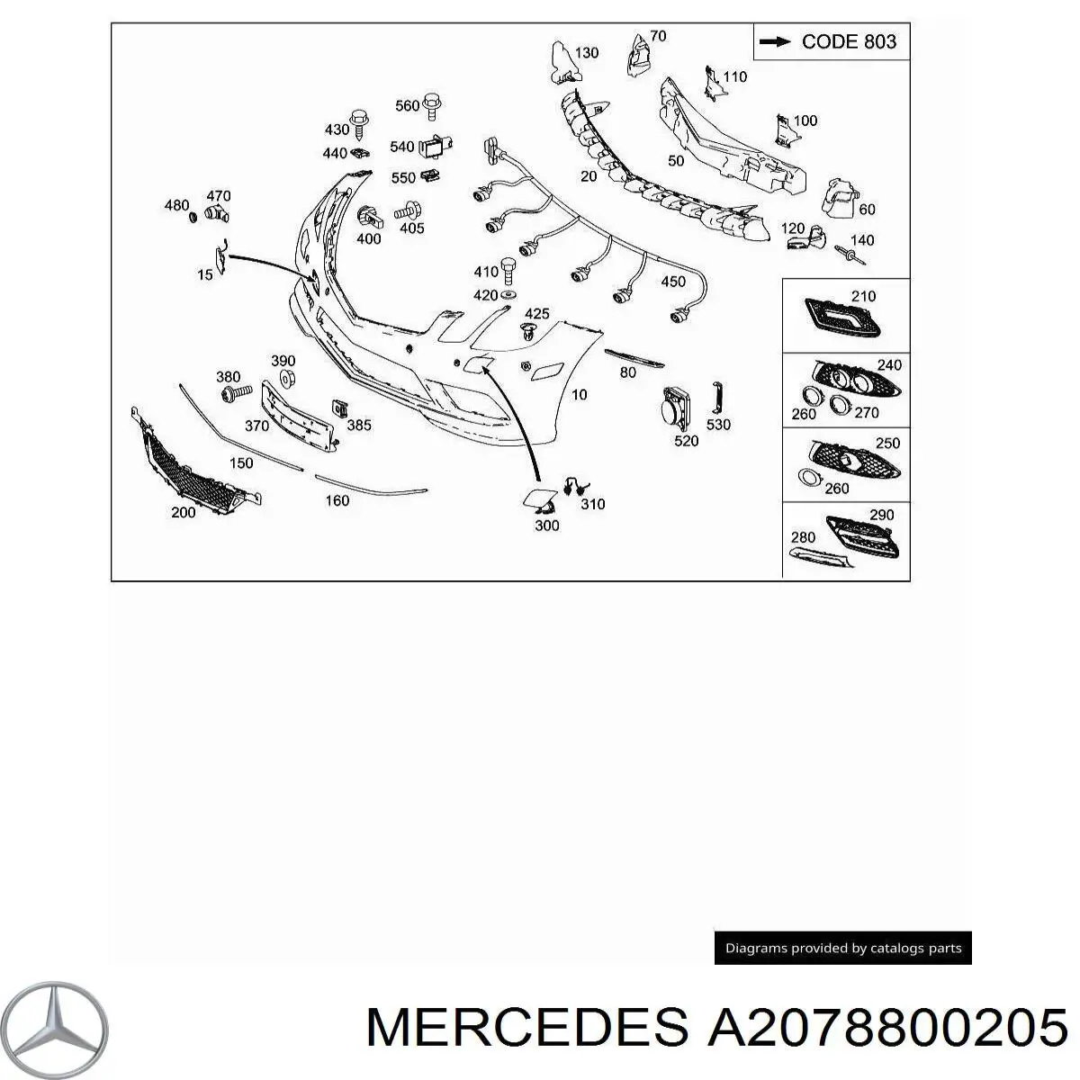 A20788002059999 Mercedes