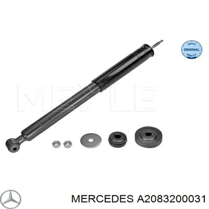 Amortiguador trasero Mercedes A2083200031 precio, desde 65,34 EUR