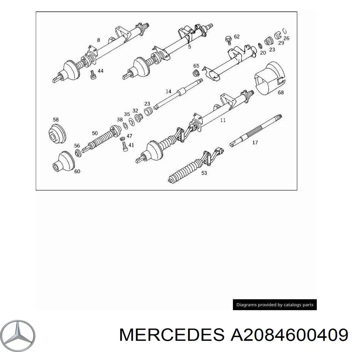  Mercedes A2084600409 precio, desde 175,64 EUR