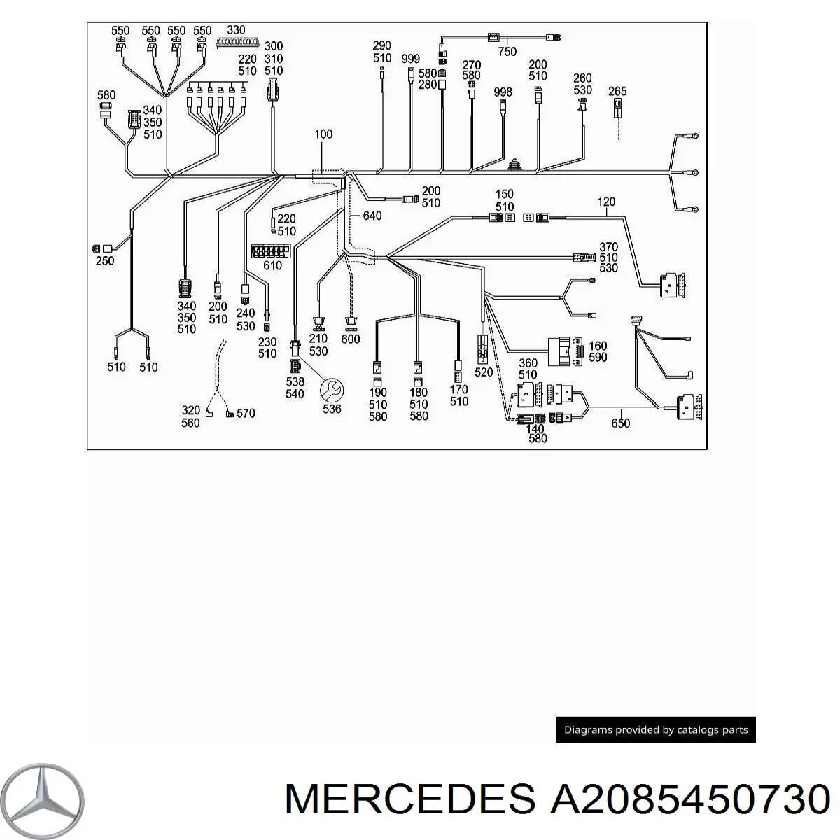  Mercedes A2085450730 precio, desde 9,92 EUR