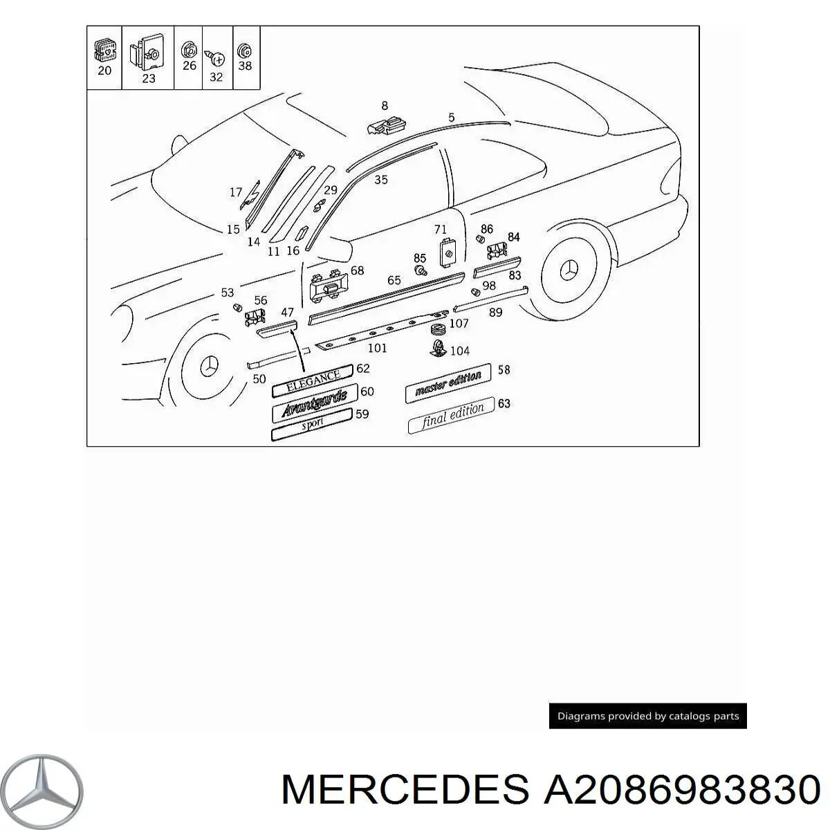 A20869838309999 Mercedes