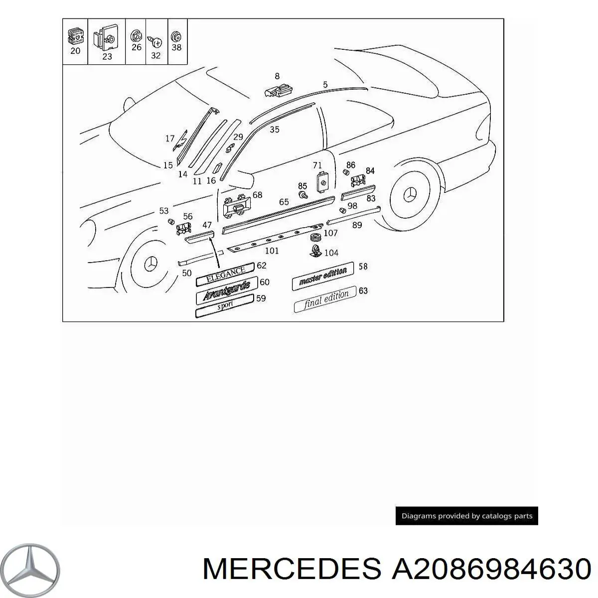 A2086984630 Mercedes