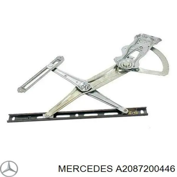 A2087200446 Mercedes mecanismo de elevalunas, puerta delantera derecha
