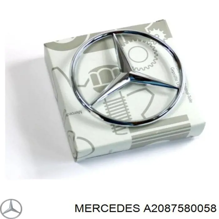 A2087580058 Mercedes emblema de tapa de maletero