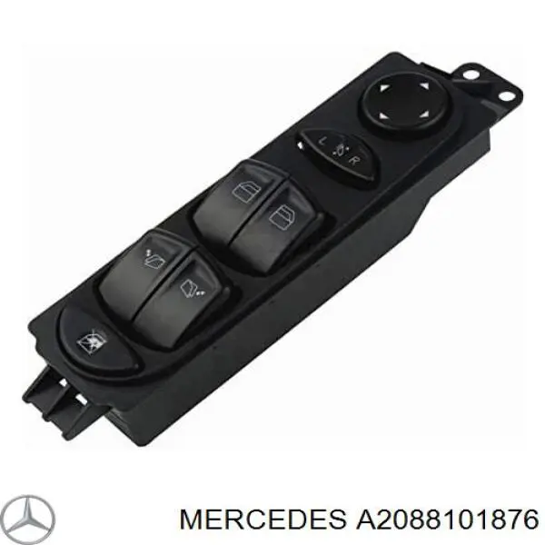 A2088101876 Mercedes espejo retrovisor derecho