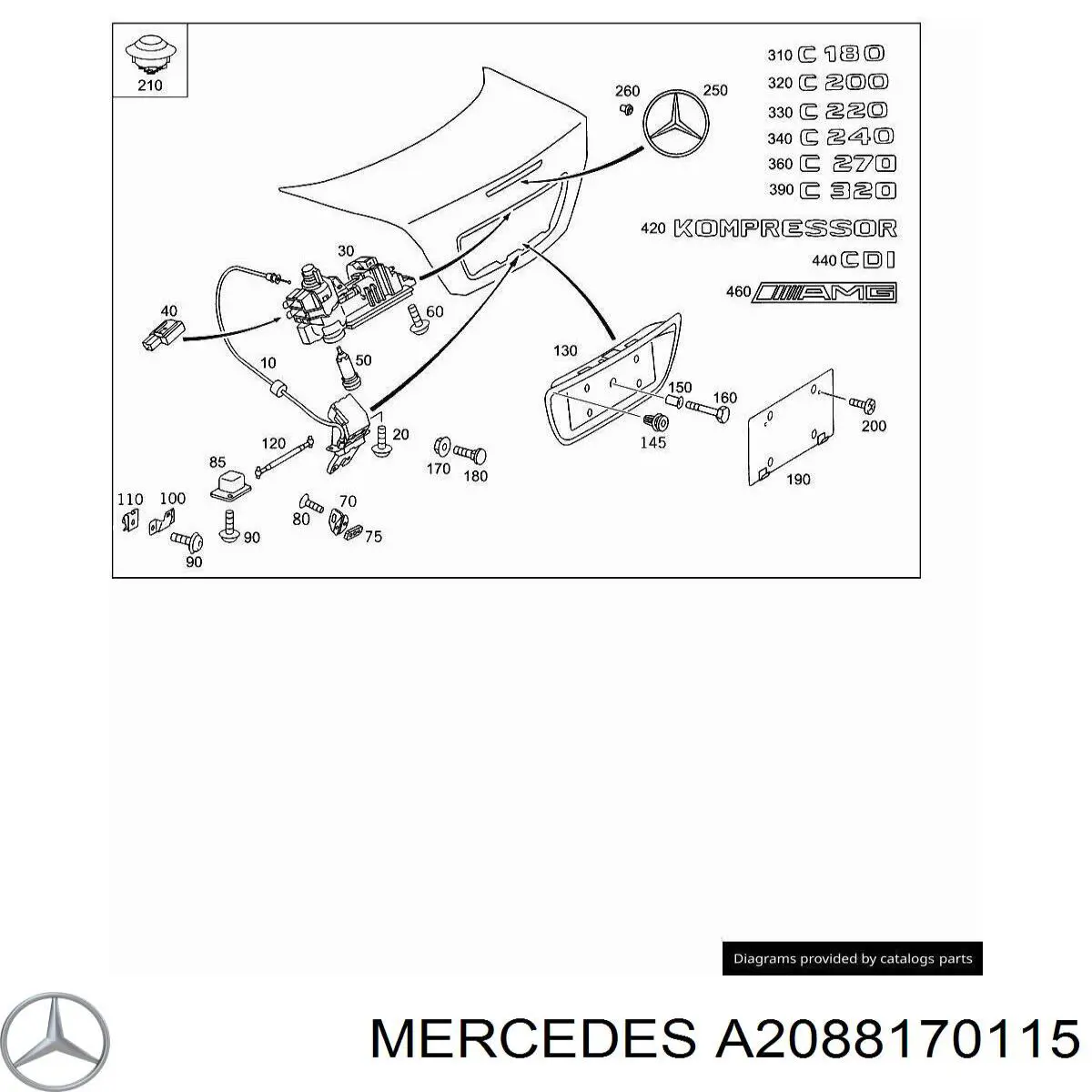 A2088170115 Mercedes 