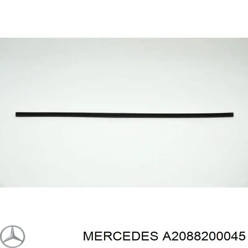 A2088200045 Mercedes goma del limpiaparabrisas lado conductor
