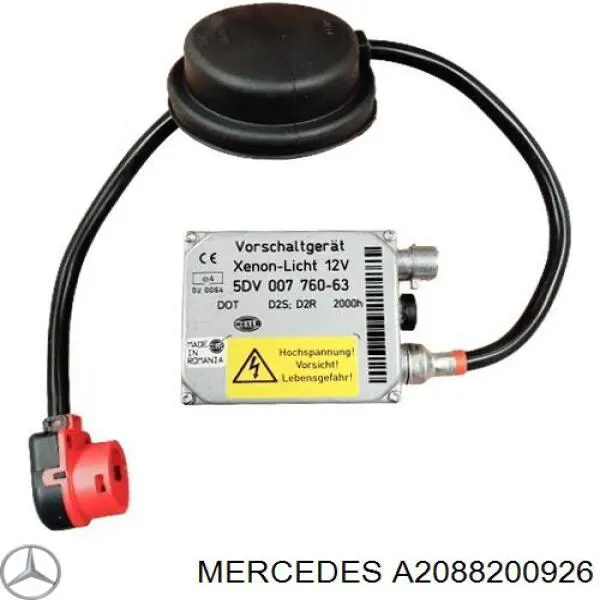 Comprar A2088200926 Mercedes Centralita, faros xenon