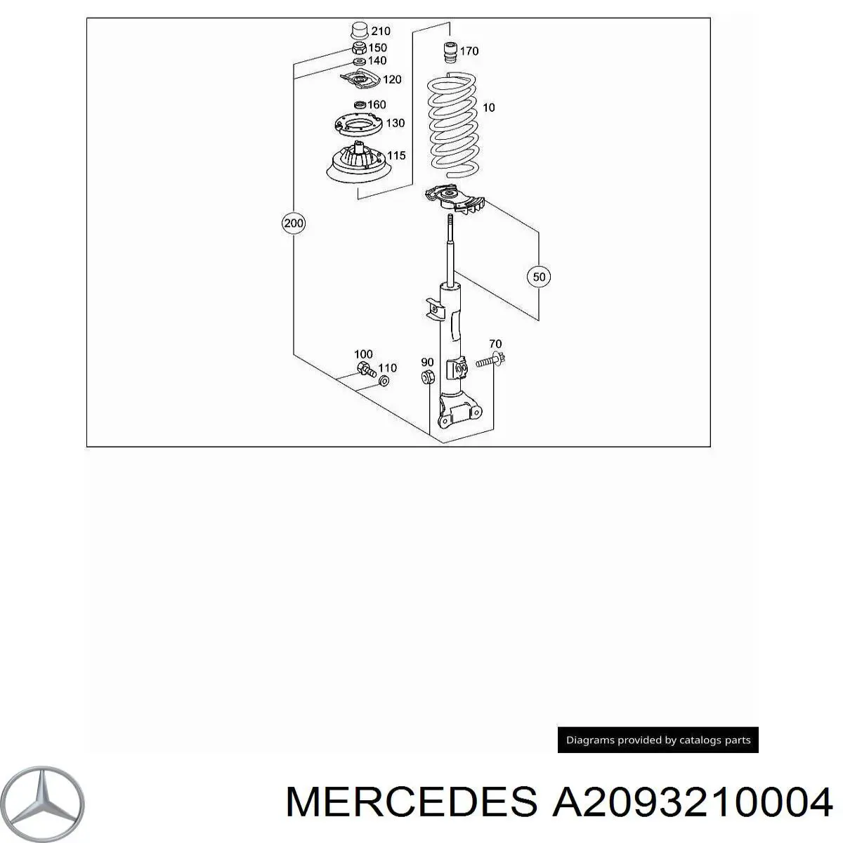 A2093210004 Mercedes