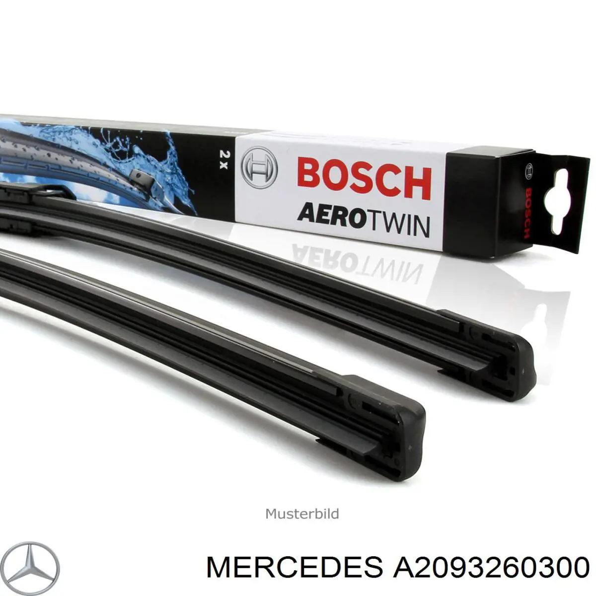 2093260300 Mercedes amortiguador trasero