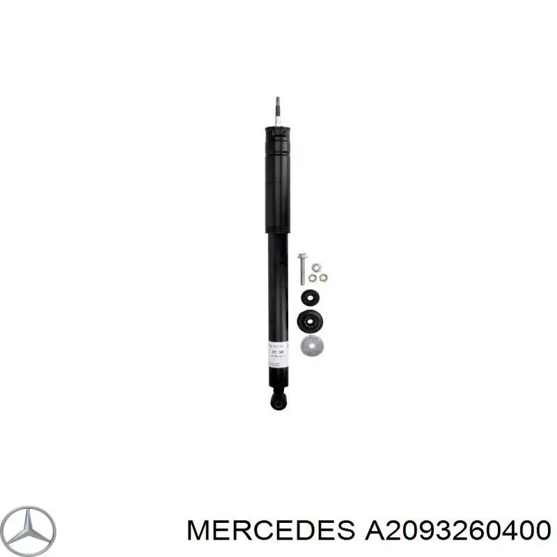 2093260400 Mercedes amortiguador trasero