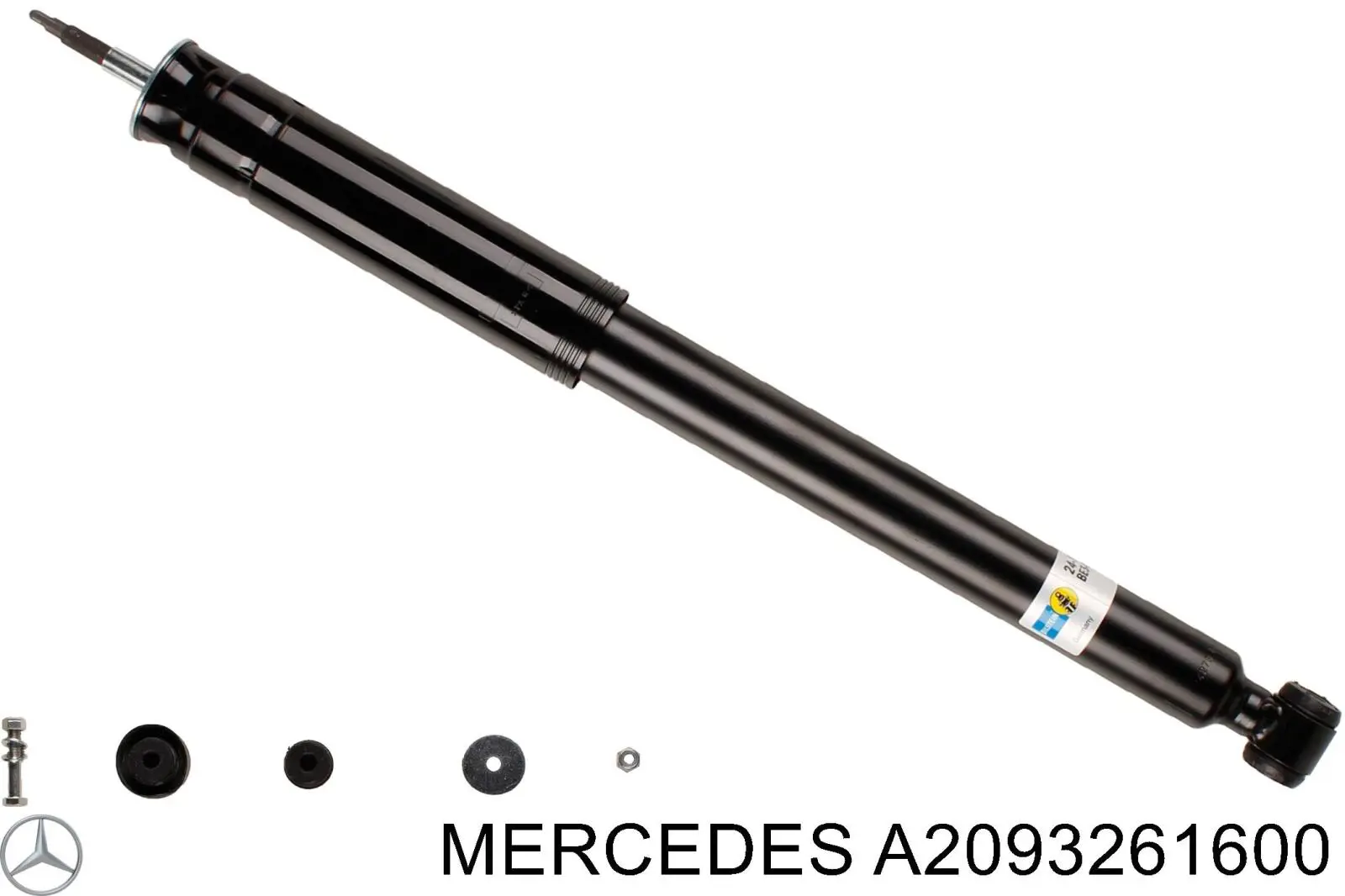 A2093261600 Mercedes amortiguador trasero