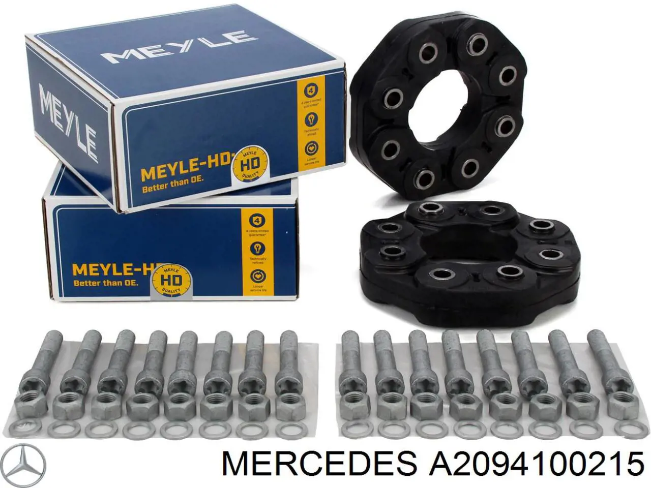 Acoplamiento elástico del cardán delantero/trasero Mercedes A2094100215 precio, desde 71,66 EUR