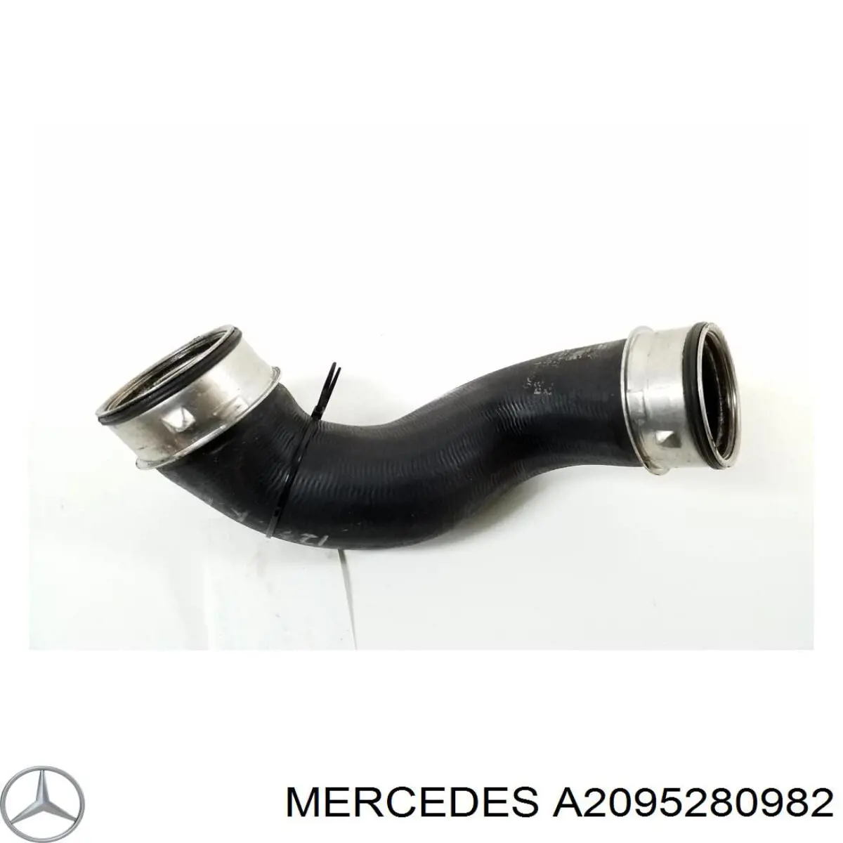 Tubo flexible de intercooler izquierdo para Mercedes CLK (C209)