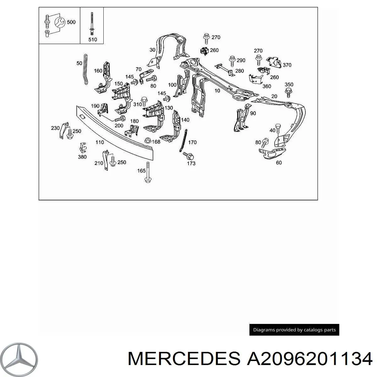 A2096201134 Mercedes