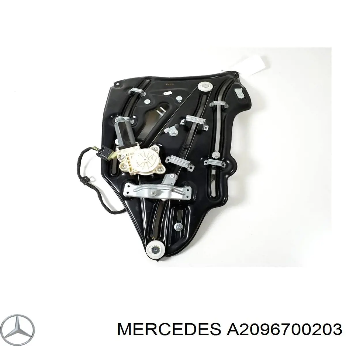 A2096700203 Mercedes mecanismo de elevalunas, puerta trasera derecha