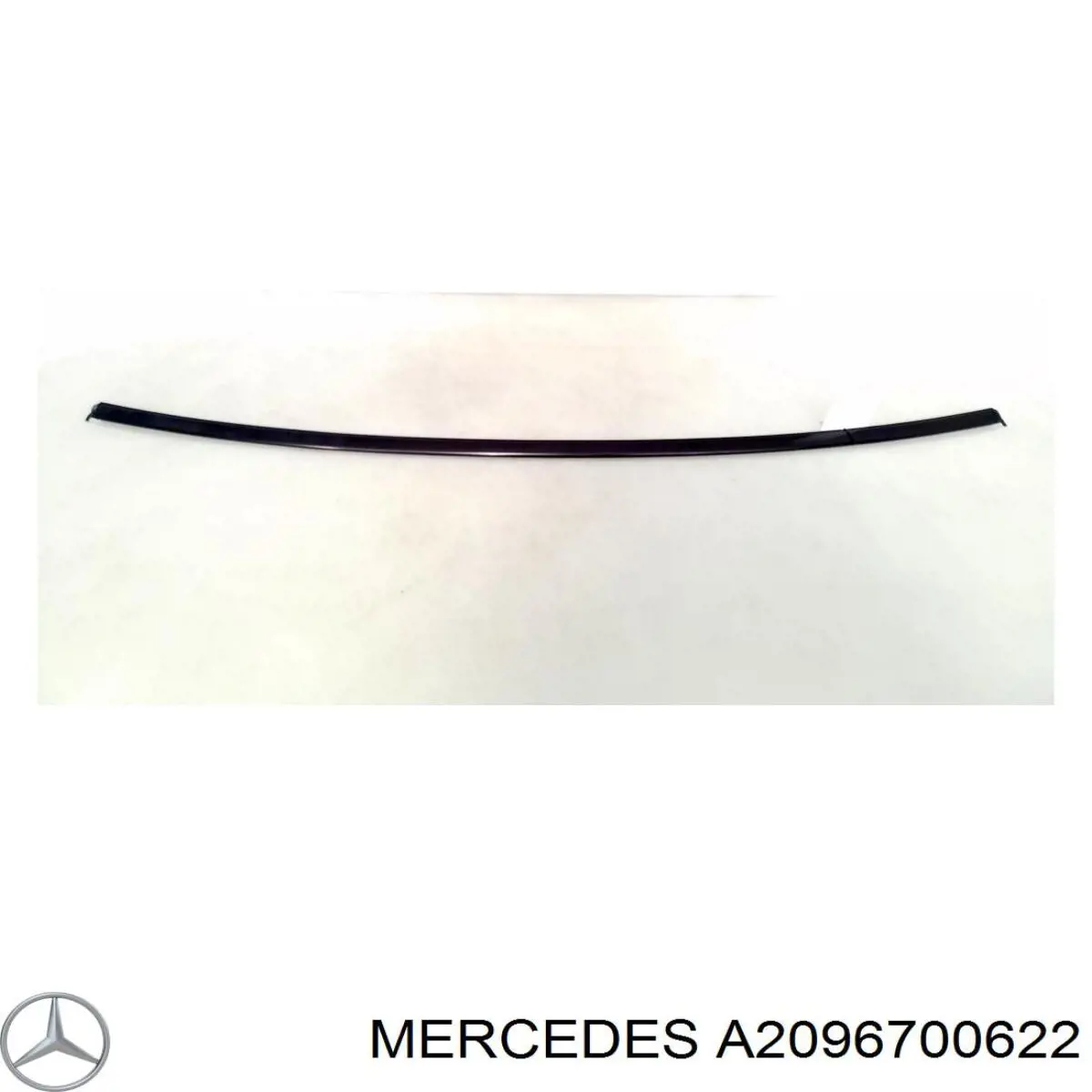 Moldura superior del parabrisas Mercedes A2096700622 precio, desde 45,97 EUR