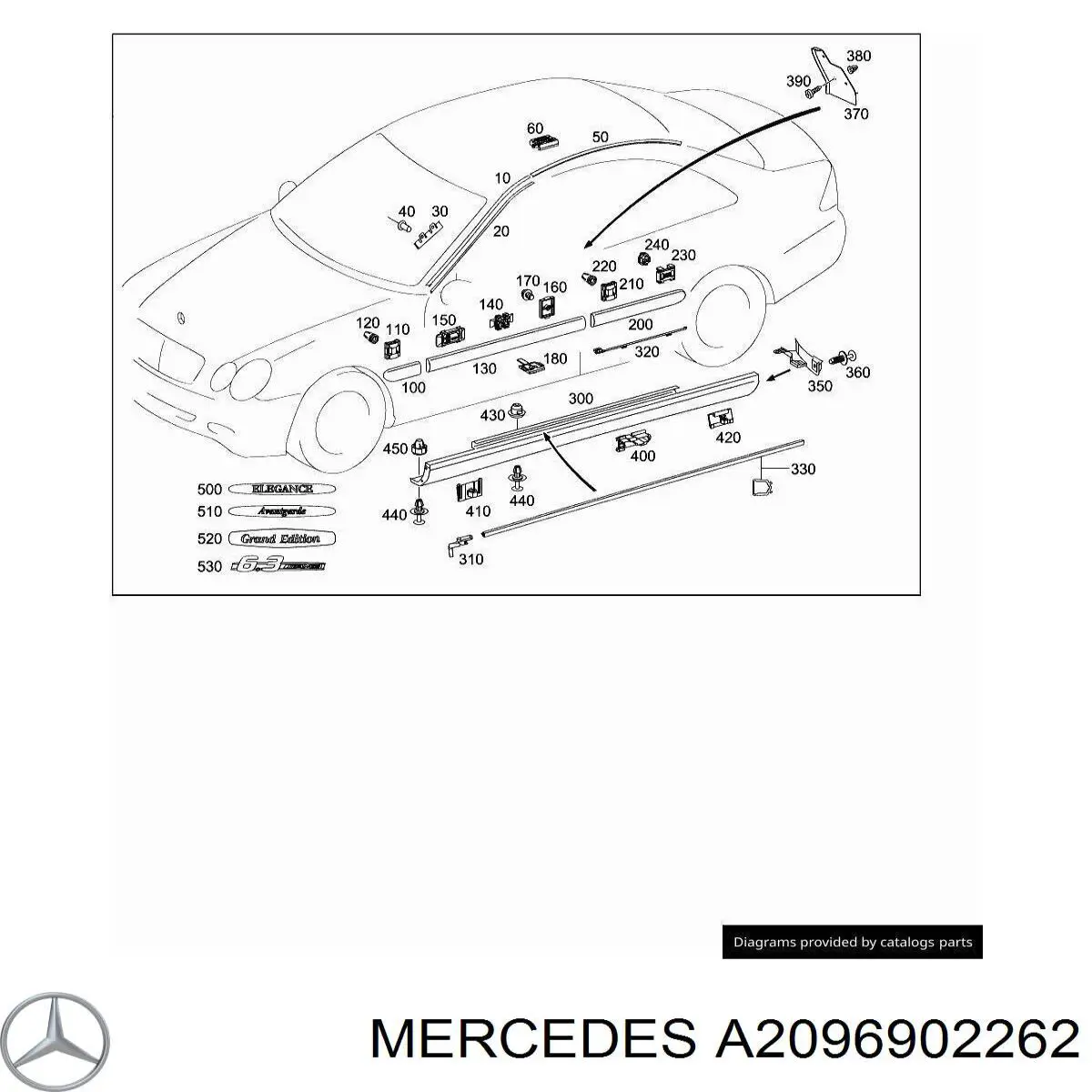 Comprar A20969022629744 Mercedes 