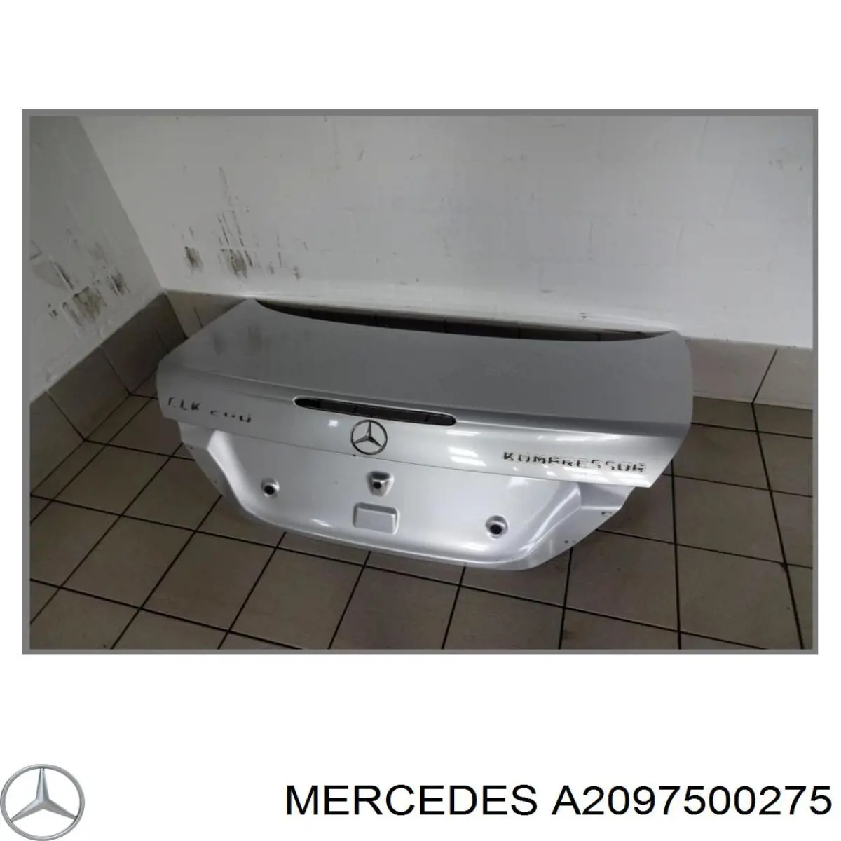 Tapa maletero Mercedes CLK 