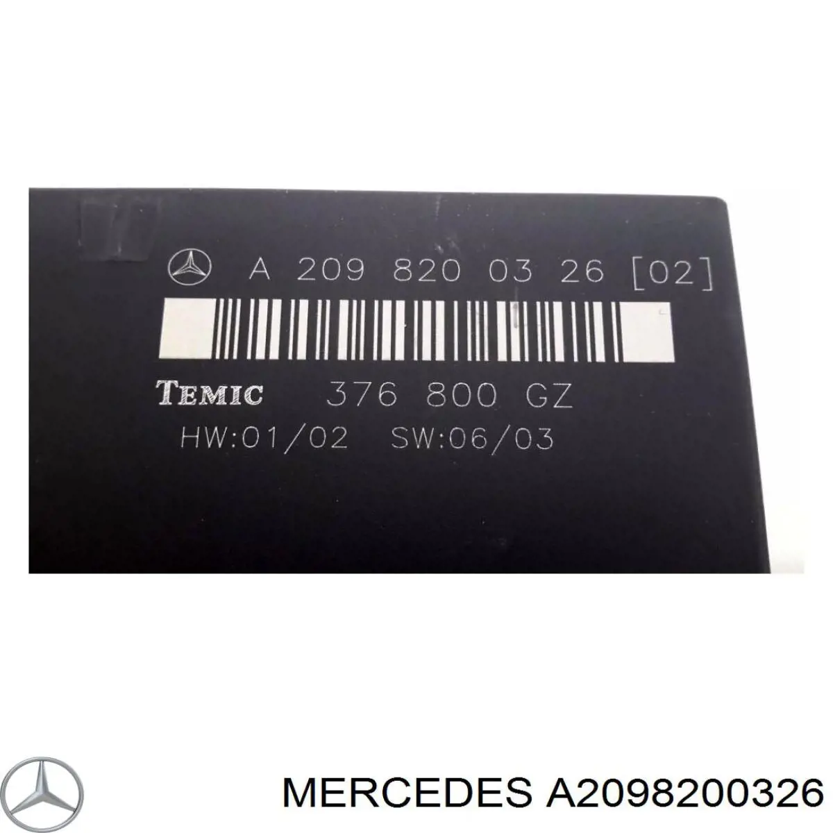 A2098205226 Mercedes Módulo de adquisición de señales SAM