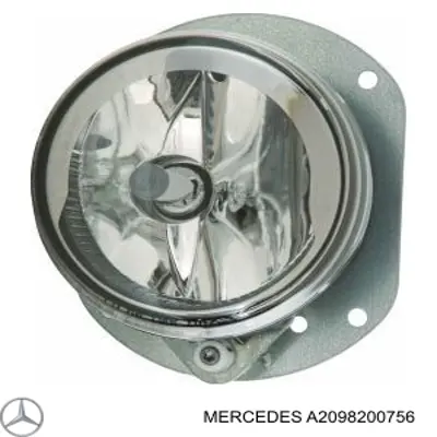 Luz antiniebla izquierdo ME0294434 Prasco