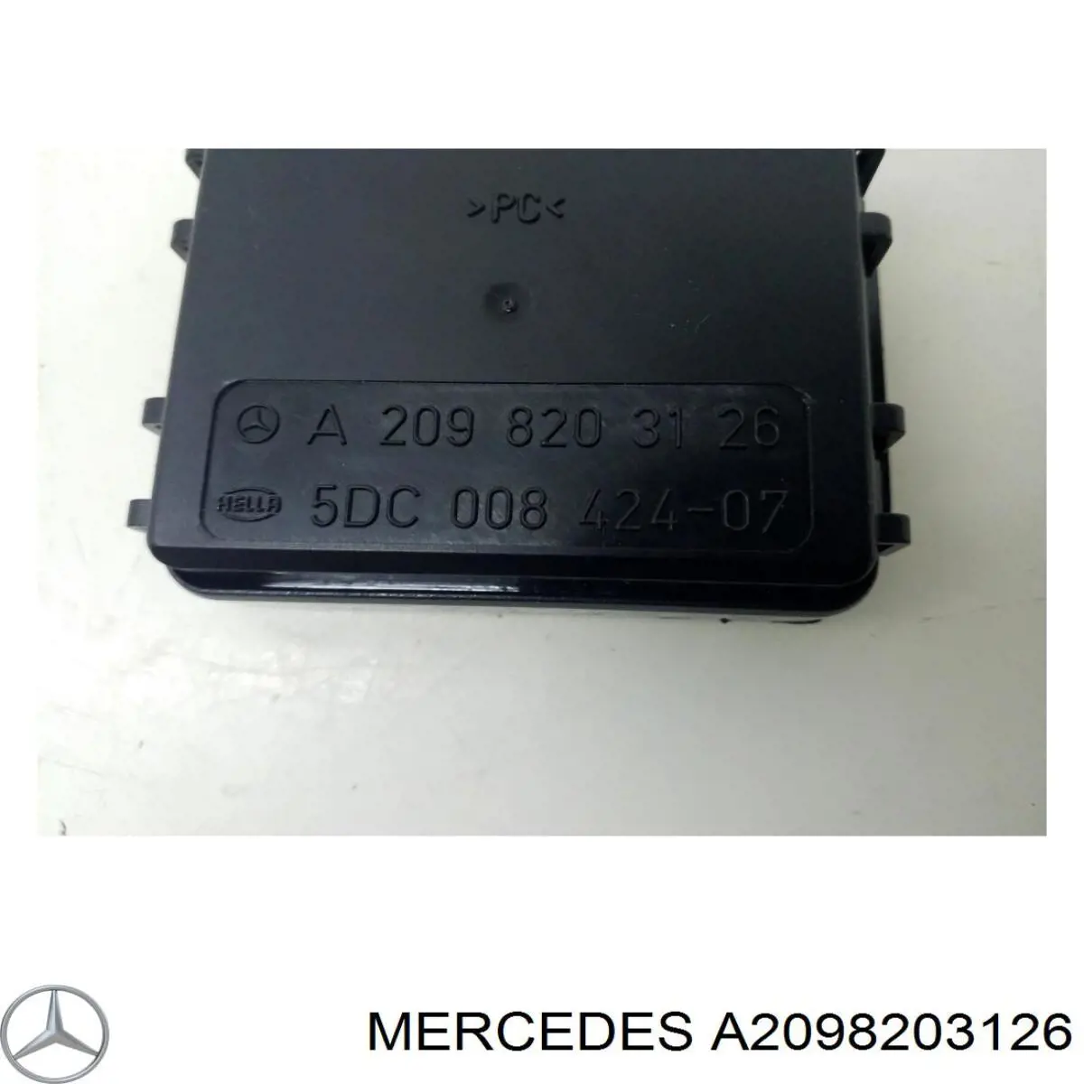 A2098203126 Mercedes sensor de lluvia