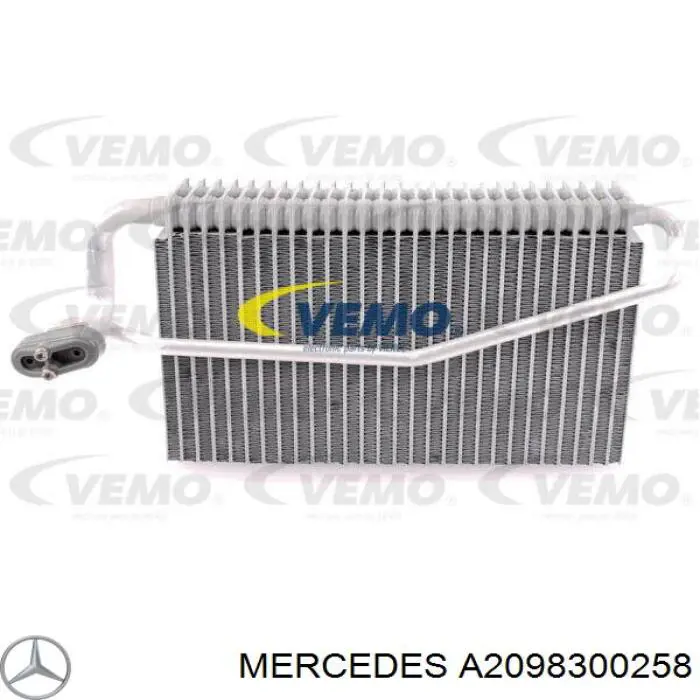 A2098300258 Mercedes Evaporador, aire acondicionado