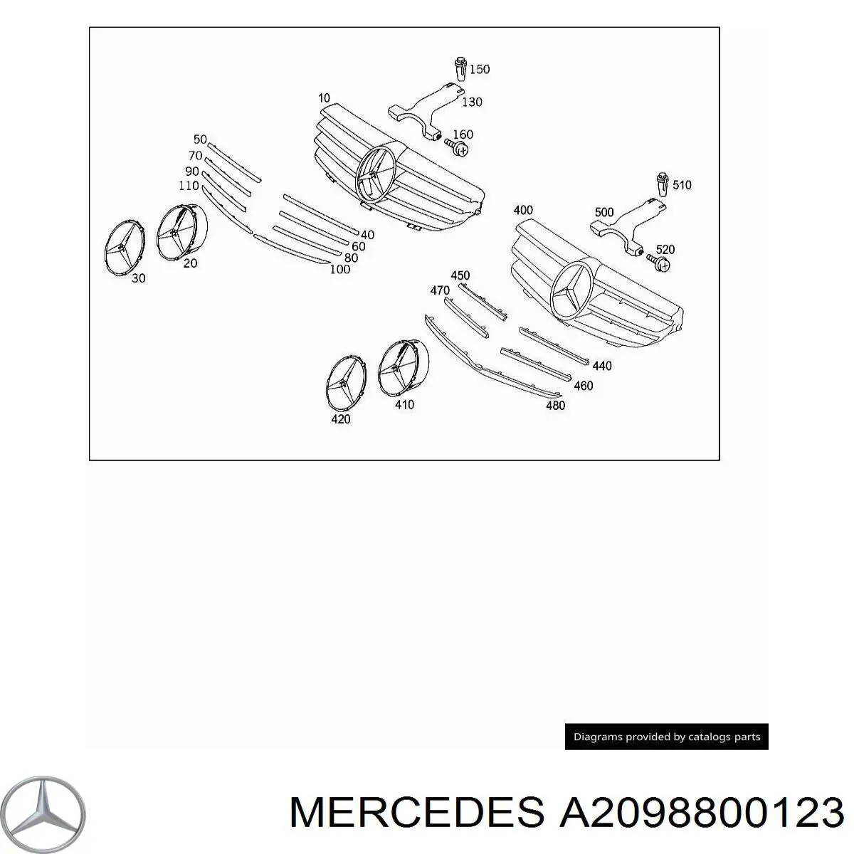  Mercedes A20988001239040 precio, desde 145,20 EUR