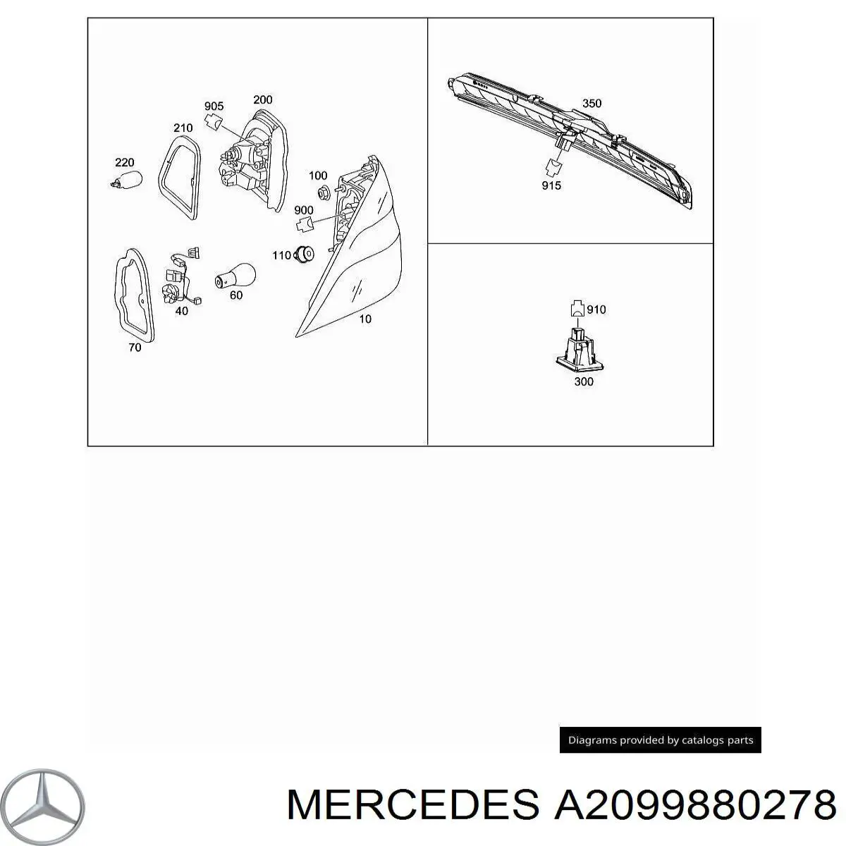  Mercedes A2099880278 precio, desde 4,90 EUR