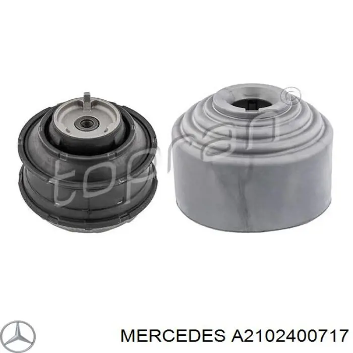 A2102400717 Mercedes soporte motor izquierdo