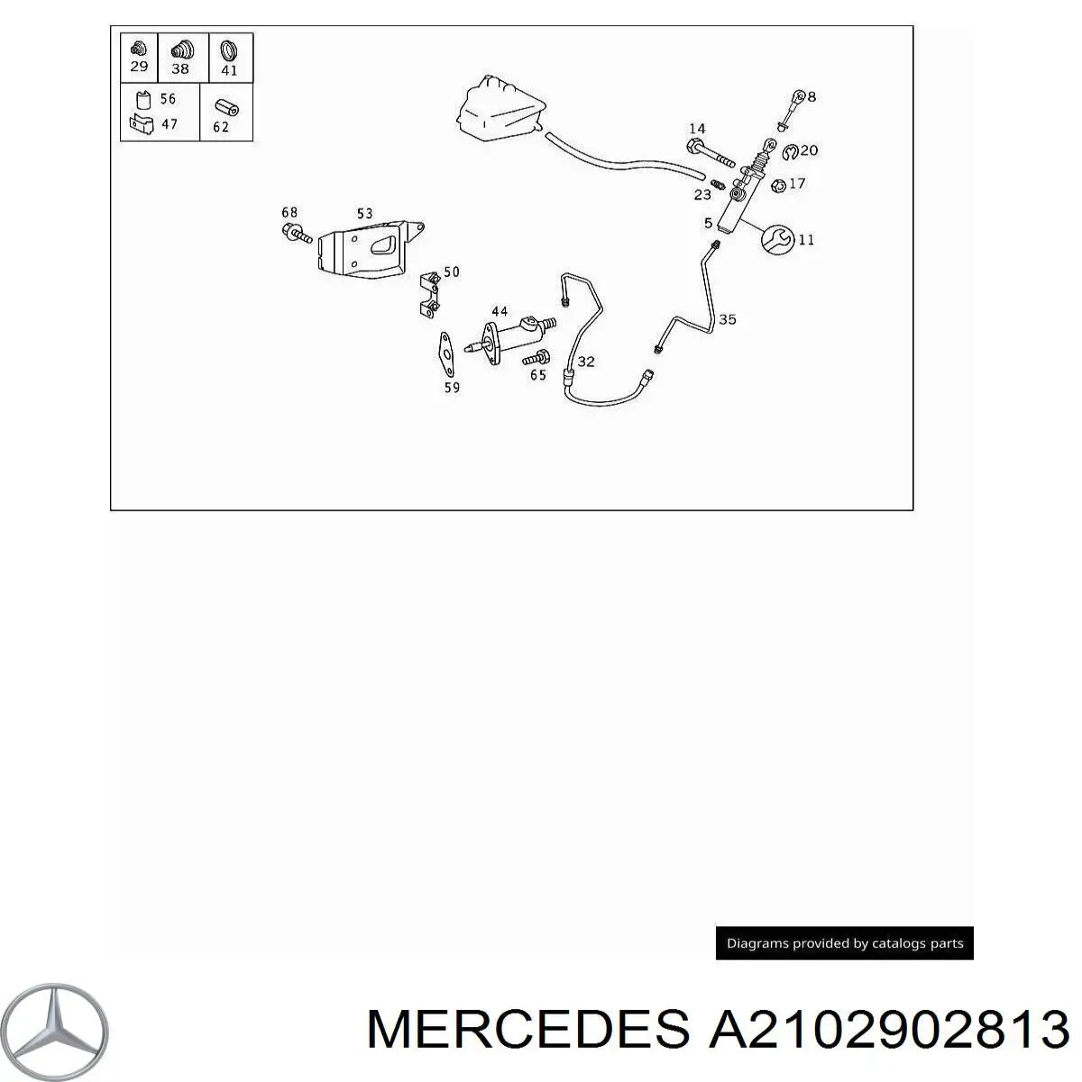 Conducto de embrague  Mercedes A2102902913 precio, desde 152,91 EUR