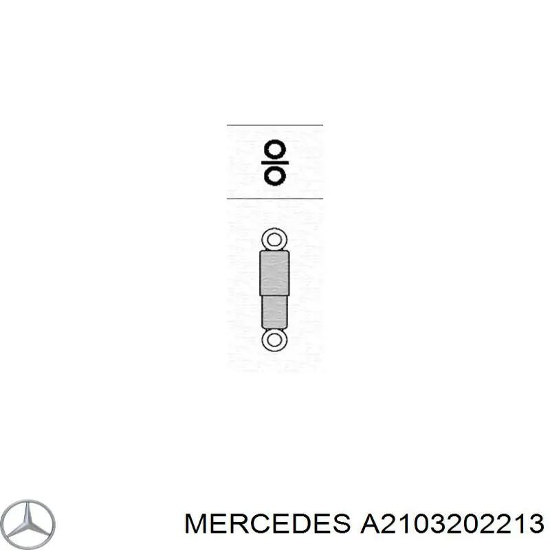 A2103202213 Mercedes Amortiguadores posteriores