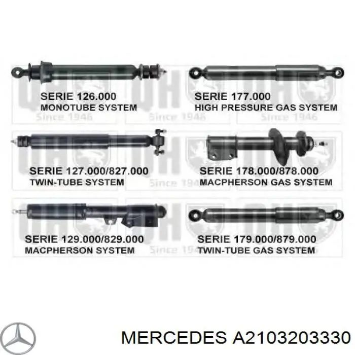 Comprar A2103203330 Mercedes Amortiguador