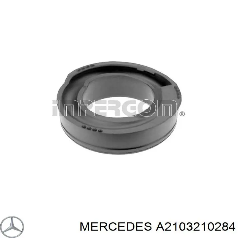 A2103210284 Mercedes caja de muelle, eje delantero, arriba