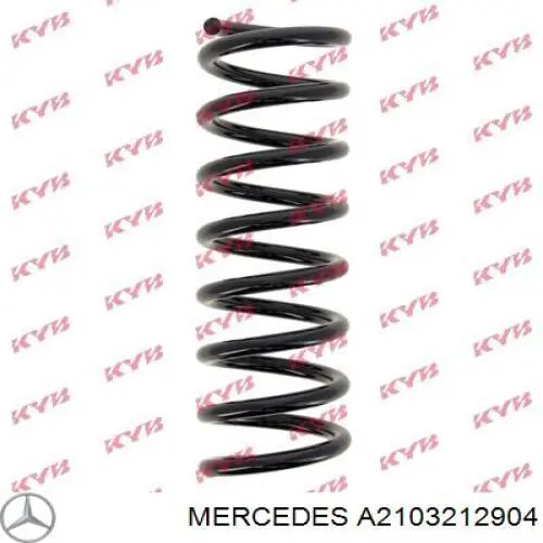 A2103212904 Mercedes muelle de suspensión eje delantero