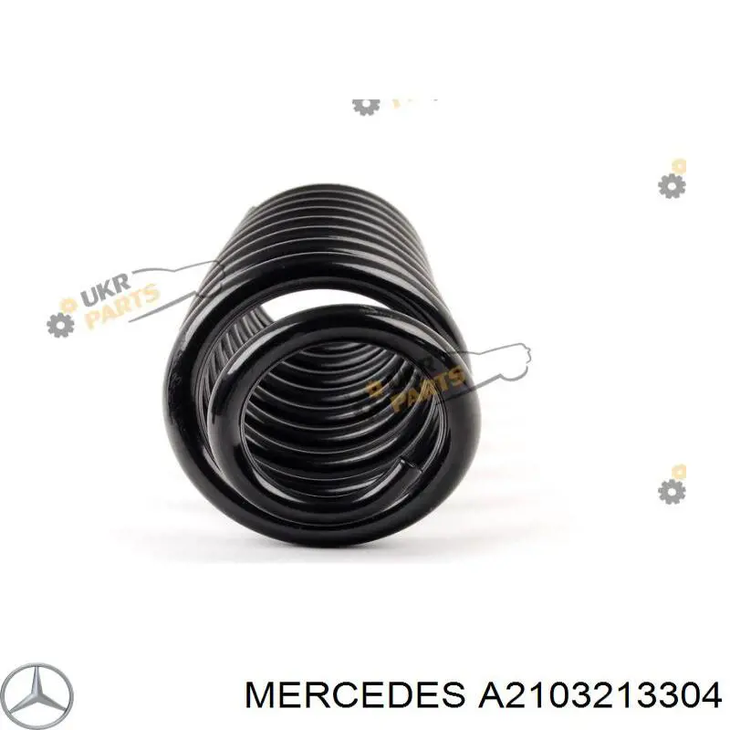 2103213304 Mercedes muelle de suspensión eje delantero