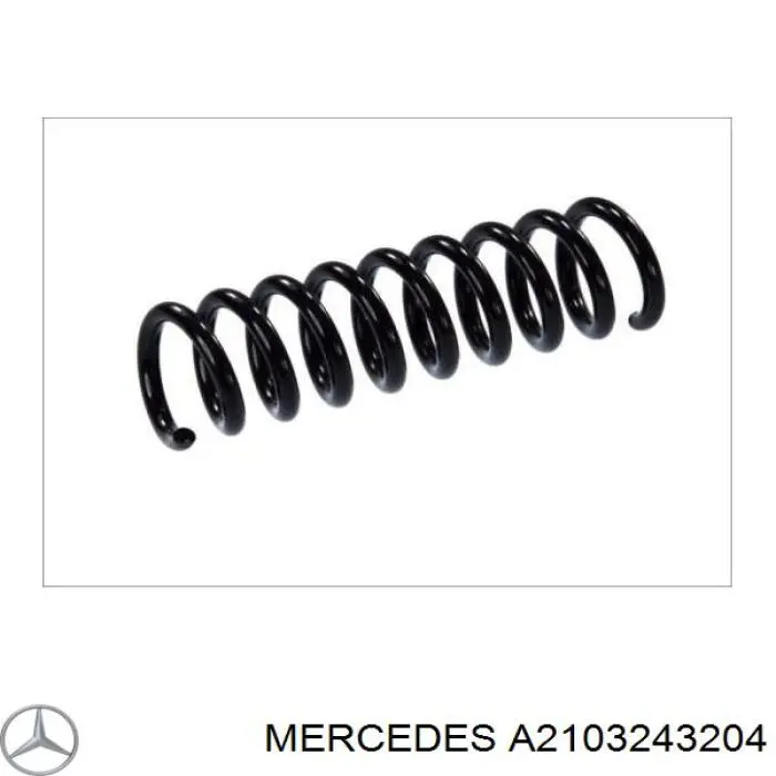 A2103243204 Mercedes Muelle trasero