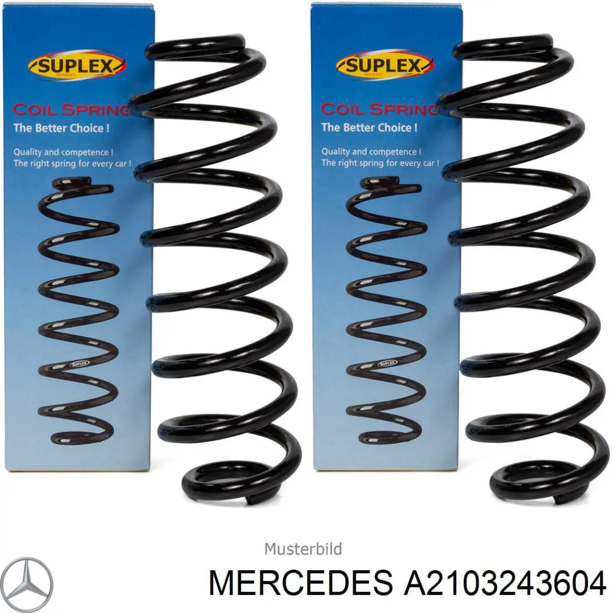 Muelle de suspensión trasero Mercedes A2103243604 precio, desde 35,32 EUR