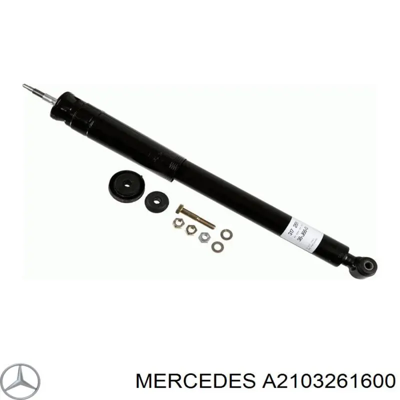 317 261 Sachs amortiguador trasero