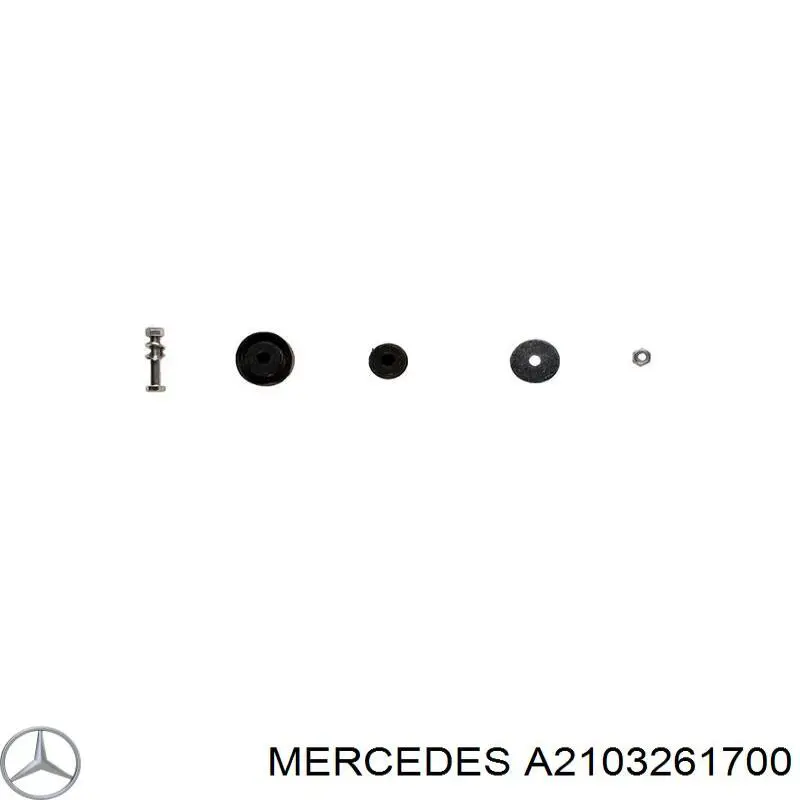 2103261700 Mercedes amortiguador trasero
