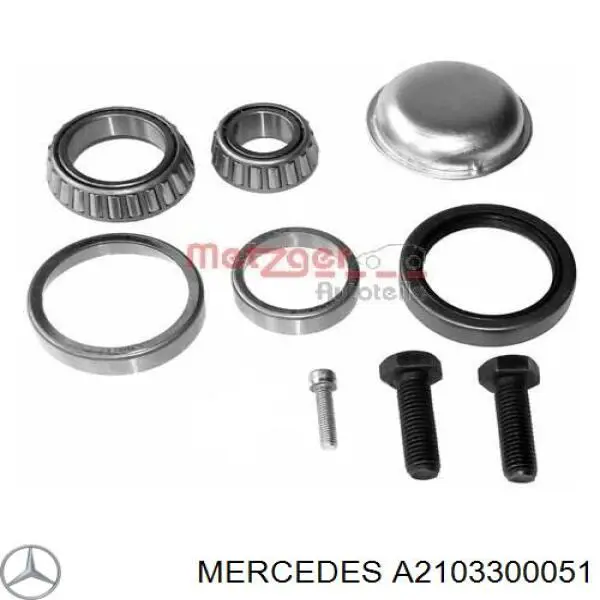 Cojinete de rueda delantero Mercedes A2103300051 precio, desde 20,07 EUR