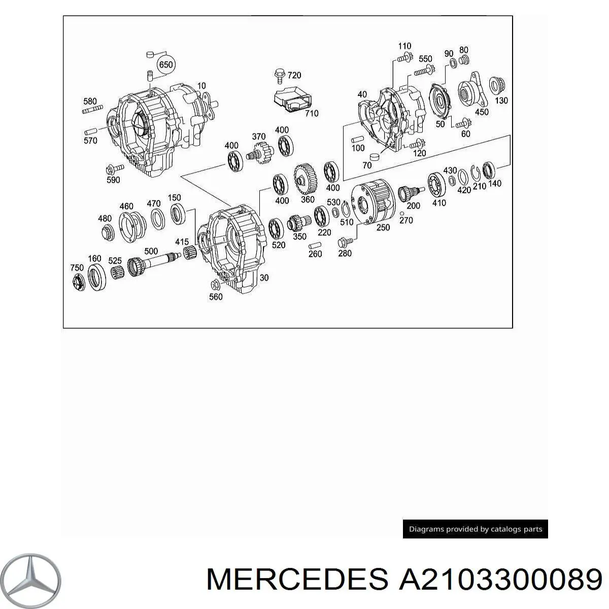 A2103300089 Mercedes 