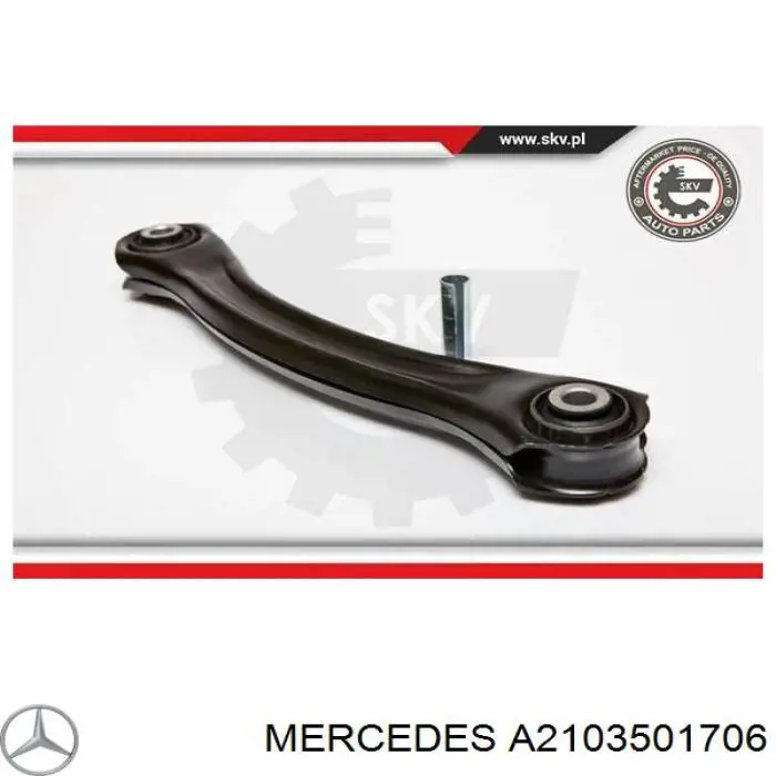 A2103501706 Mercedes brazo suspension inferior trasero izquierdo/derecho