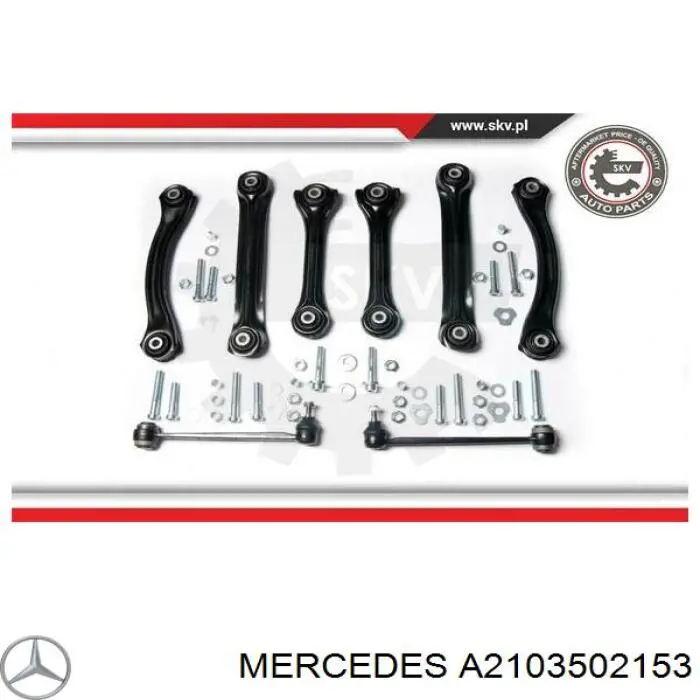 Comprar A2103502153 Mercedes Barra transversal de la suspensión trasera