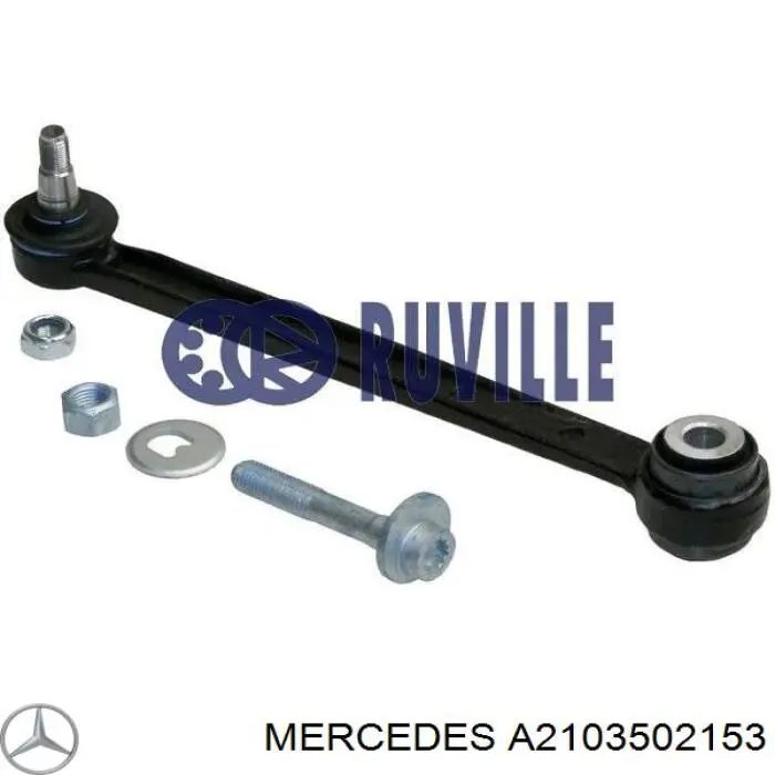 A2103502153 Mercedes barra transversal de suspensión trasera