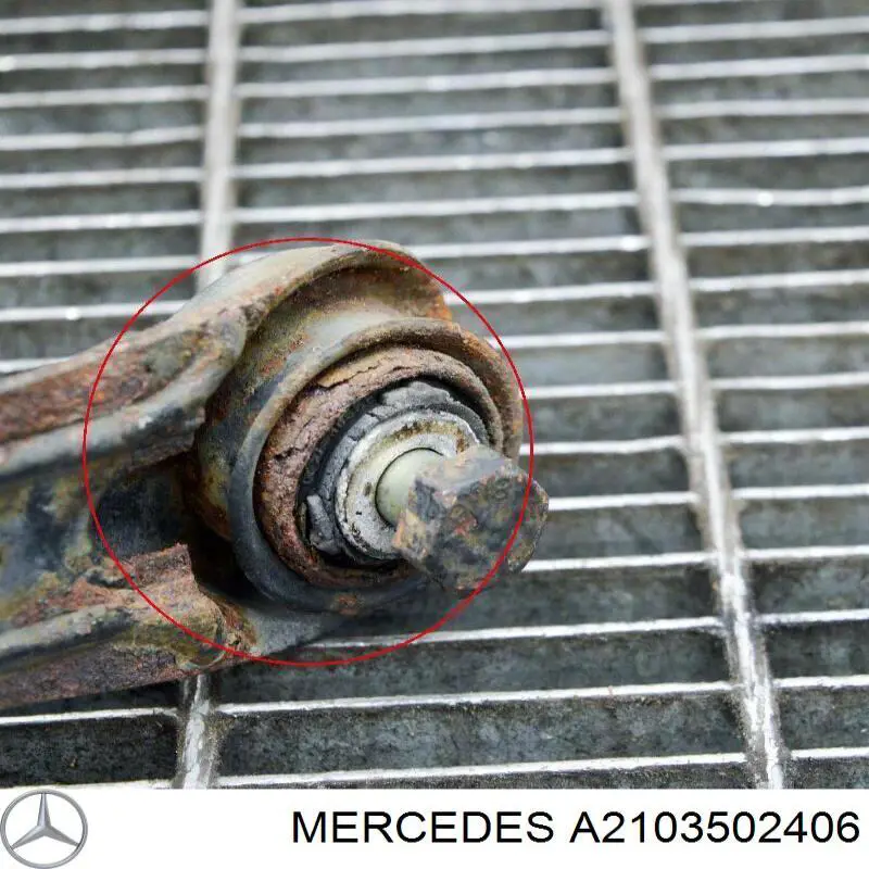 Brazo superior de suspensión trasera izquierdo/derecho Mercedes A2103502406